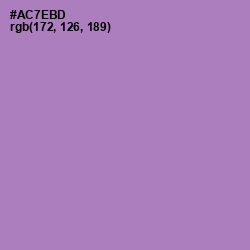 #AC7EBD - Lavender Purple Color Image