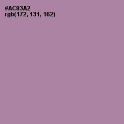 #AC83A2 - Amethyst Smoke Color Image