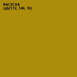 #AC8C0A - Hot Toddy Color Image