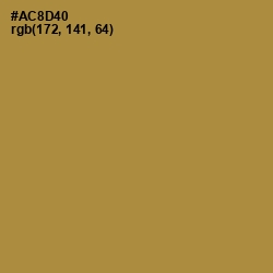 #AC8D40 - Driftwood Color Image