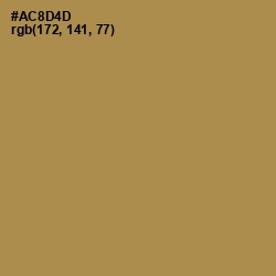 #AC8D4D - Driftwood Color Image