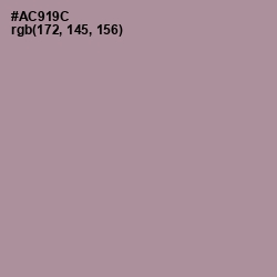 #AC919C - Dusty Gray Color Image