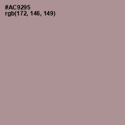 #AC9295 - Dusty Gray Color Image