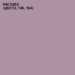 #AC92A4 - Amethyst Smoke Color Image