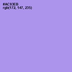 #AC93EB - Dull Lavender Color Image
