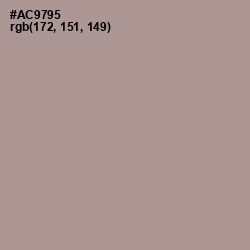 #AC9795 - Dusty Gray Color Image