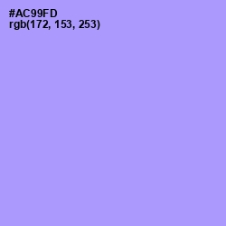 #AC99FD - Dull Lavender Color Image