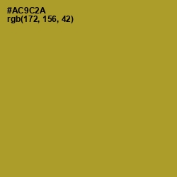 #AC9C2A - Lemon Ginger Color Image