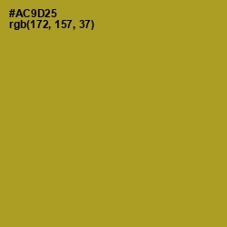 #AC9D25 - Lemon Ginger Color Image