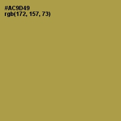 #AC9D49 - Limed Oak Color Image