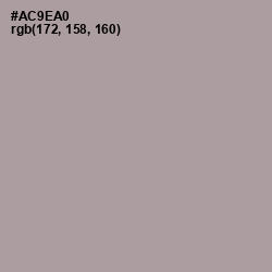 #AC9EA0 - Amethyst Smoke Color Image