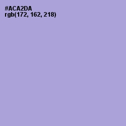 #ACA2DA - Cold Purple Color Image