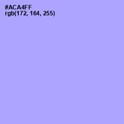 #ACA4FF - Biloba Flower Color Image
