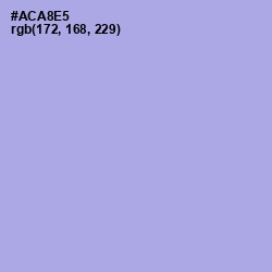 #ACA8E5 - Biloba Flower Color Image