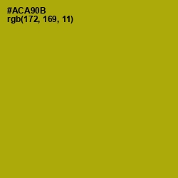 #ACA90B - Sahara Color Image