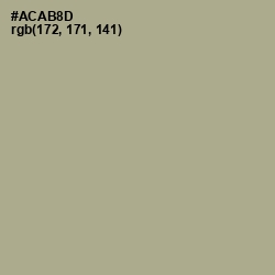 #ACAB8D - Locust Color Image