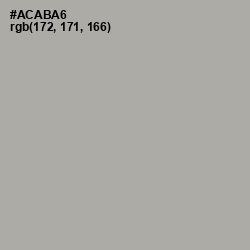 #ACABA6 - Silver Chalice Color Image