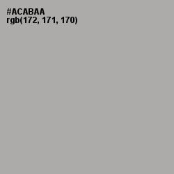 #ACABAA - Silver Chalice Color Image