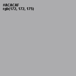 #ACACAF - Silver Chalice Color Image