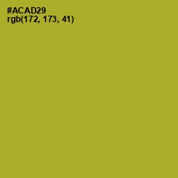 #ACAD29 - Lemon Ginger Color Image