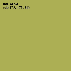 #ACAF54 - Olive Green Color Image