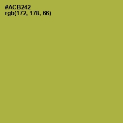 #ACB242 - Olive Green Color Image
