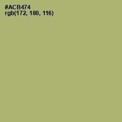 #ACB474 - Green Smoke Color Image