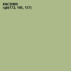 #ACB989 - Swamp Green Color Image