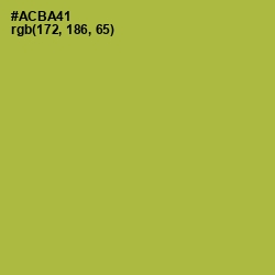 #ACBA41 - Olive Green Color Image