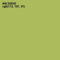 #ACBB5B - Olive Green Color Image