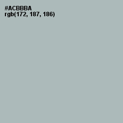 #ACBBBA - Tower Gray Color Image