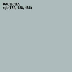 #ACBCBA - Tower Gray Color Image