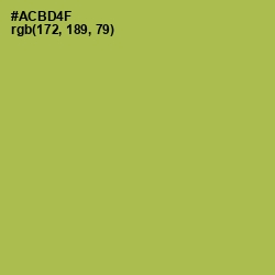 #ACBD4F - Olive Green Color Image