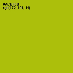 #ACBF0B - Sahara Color Image