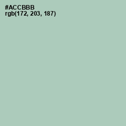 #ACCBBB - Spring Rain Color Image