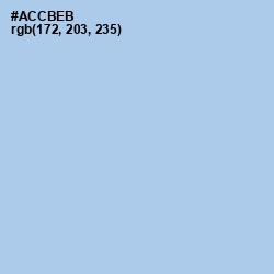 #ACCBEB - Spindle Color Image