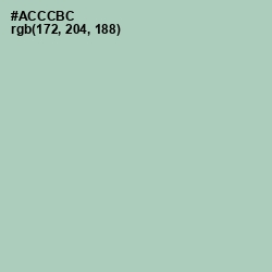 #ACCCBC - Spring Rain Color Image