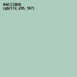 #ACCDBB - Spring Rain Color Image