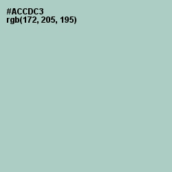 #ACCDC3 - Opal Color Image