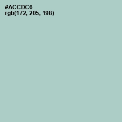 #ACCDC6 - Opal Color Image