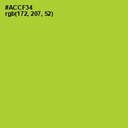 #ACCF34 - Key Lime Pie Color Image