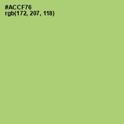 #ACCF76 - Wild Willow Color Image