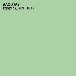 #ACD1A7 - Moss Green Color Image