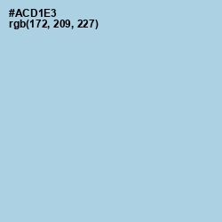 #ACD1E3 - Regent St Blue Color Image