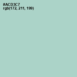 #ACD3C7 - Jet Stream Color Image