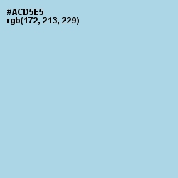 #ACD5E5 - Regent St Blue Color Image
