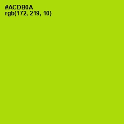 #ACDB0A - Bahia Color Image