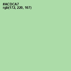 #ACDCA7 - Moss Green Color Image