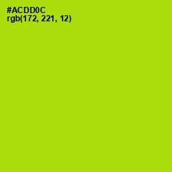 #ACDD0C - Fuego Color Image