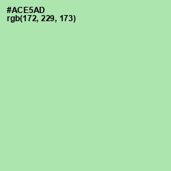 #ACE5AD - Celadon Color Image